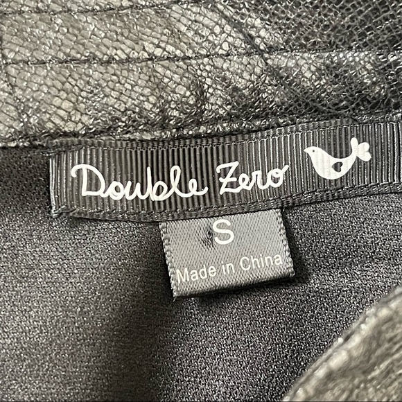 DOUBLE Zero Black One Shoulder Dress - Picture 3 of 7